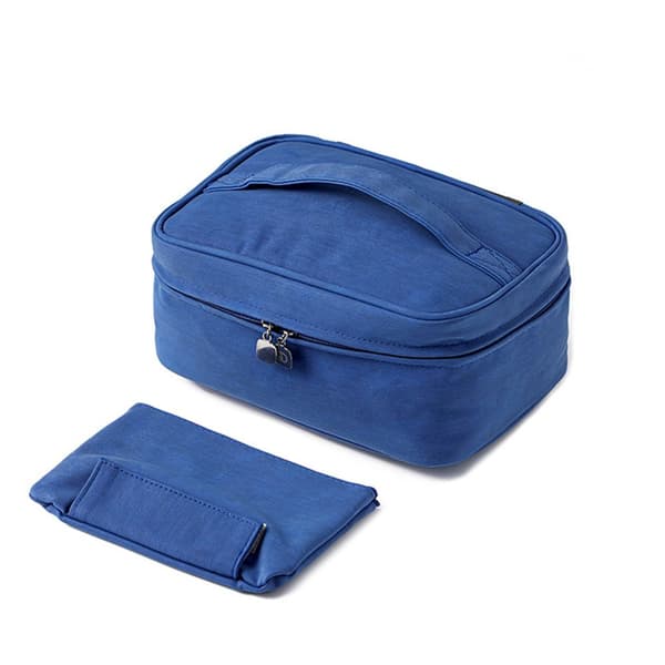 Kosmetisk taske Makeup-pose BLÅ - on stock blue