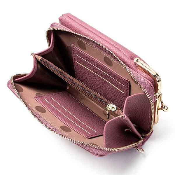 Kvinnor telefonväska Crossbody väska LIGHT PURPLE - spot försäljning light purple