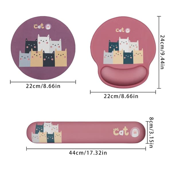 Bracer Mousepad Näppäimistölevyt A-MUSSADDA - varastossa