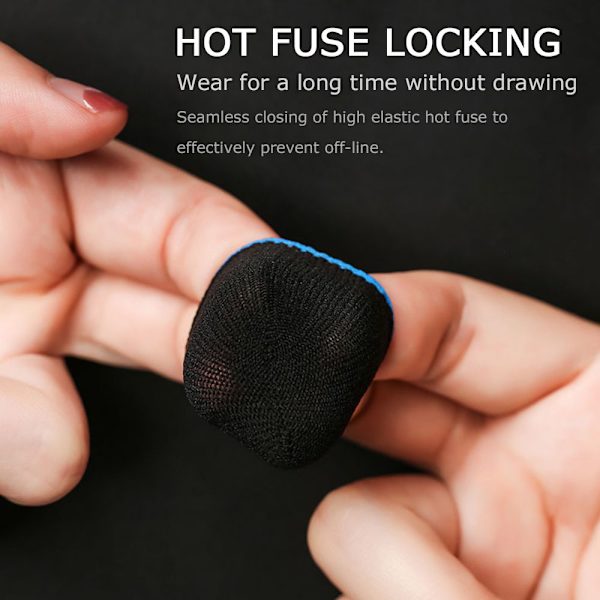 1 par Gaming Finger Sleeve Touch Screen Finger Handskar RÖDA - spot sales red