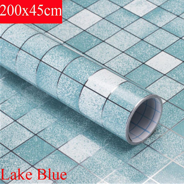 Öljynkestävä tapettitarratapetti LAKE BLUE 200X45CM - spot-ale lake blue 200x45cm