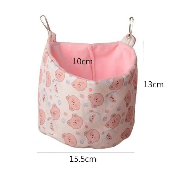 Hamster Hammock Guinea Pig Sleeping Bag PINK - varastossa Pink