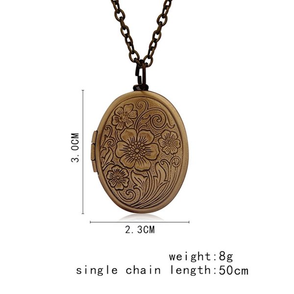 Halsband Foto Bild Medaljong 01 - spot sales