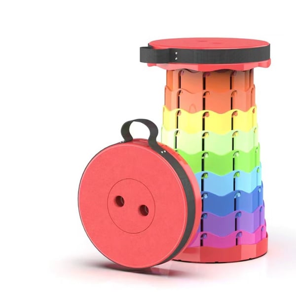 Fällstol Campingsits Fiskestol utomhus - high quality rainbow&light blue