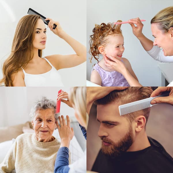 Hårklippningskam Professionell stylingkam Barberstyling - on stock red