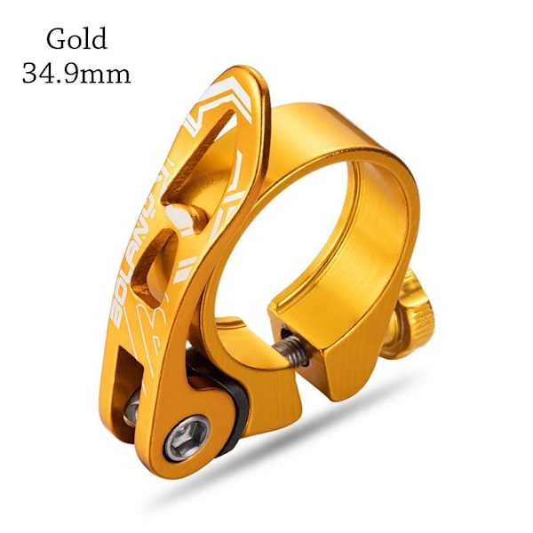 Cykelsitsklämma Cykelsitsstolpsklämmor GULD 34,9MM - spot försäljning Gold 34.9mm