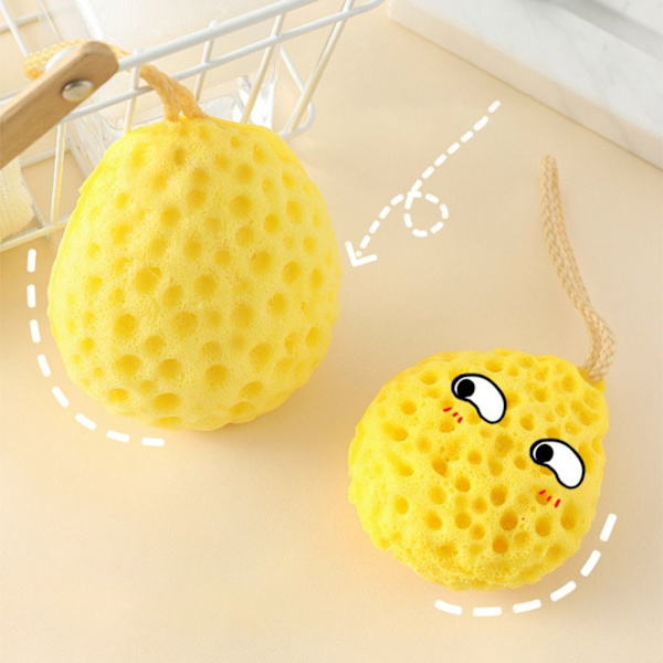 2st Honeycomb Bath Ball Wash Svamp STOR - on stock large