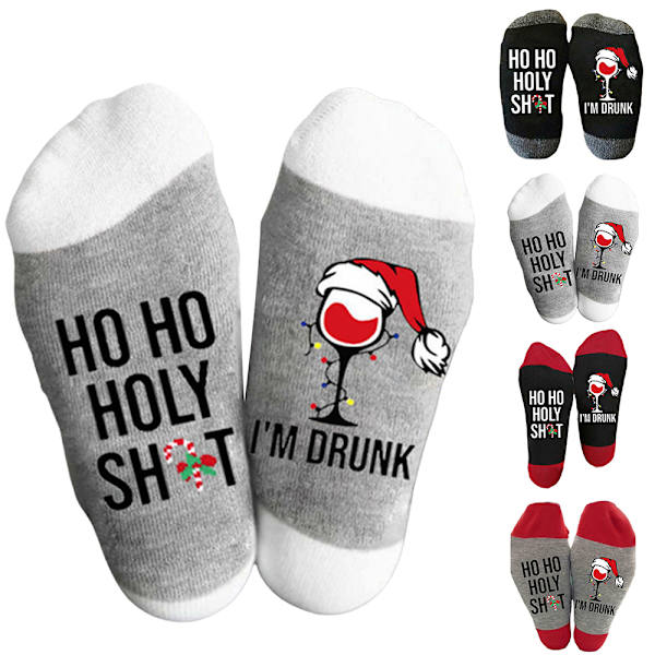Jul tecknade Strumpor Xmas Nyhet Gåva Hem Warmer - stock pale