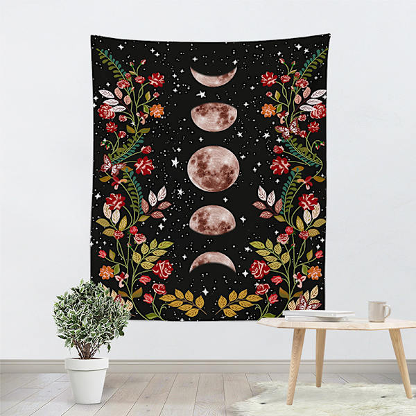 Månblomma Vardagsrum Sovrum Dekorativt gobeläng - on stock 150*200cm
