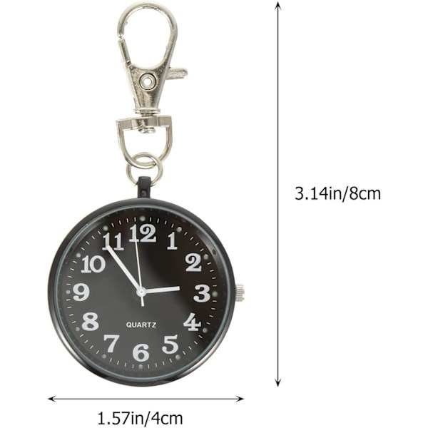 Kello Lapel Watch Butterfly Hanging taskukello - varastossa