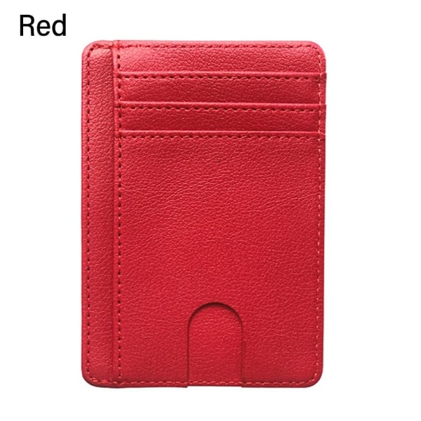 Nahkalompakko RFID Blocking RED - korkea laatu red