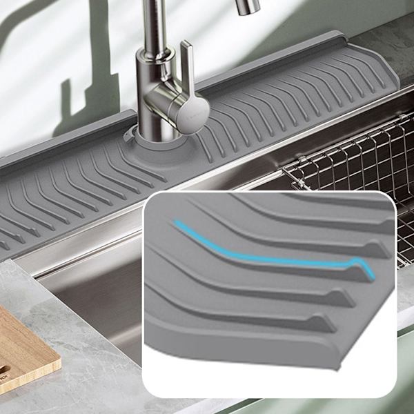 Kran Absorberande matta Handfat Stänkskydd VIT - high quality White