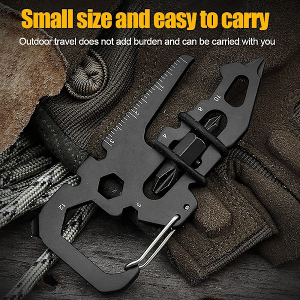 EDC Tools Ulkotyökalut MUSTA - korkea laatu Black