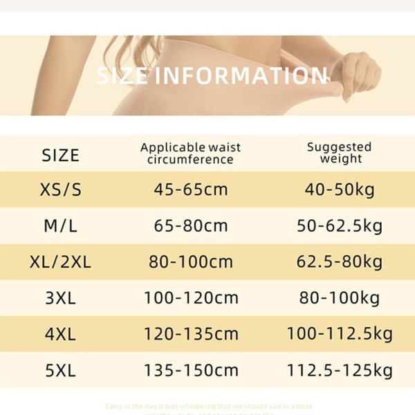 Kvinnor Body Tummy Trainer APRICOT 3XL - spot försäljning apricot 3XL