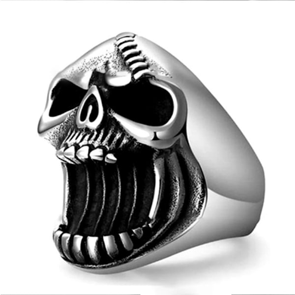 Uusi olutpullonavaaja Skull Head Sormuksen muotoinen metalliseossormi - varastossa Silver