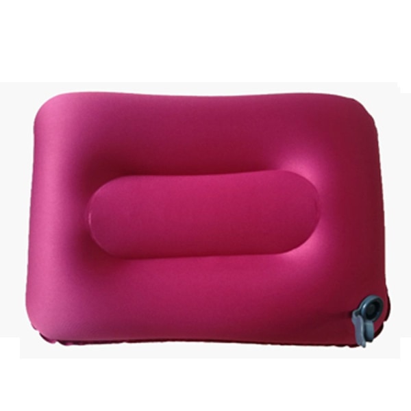 Bärbar utomhus ultralätt uppblåsningskudde ROSE RED - spot sales rose red
