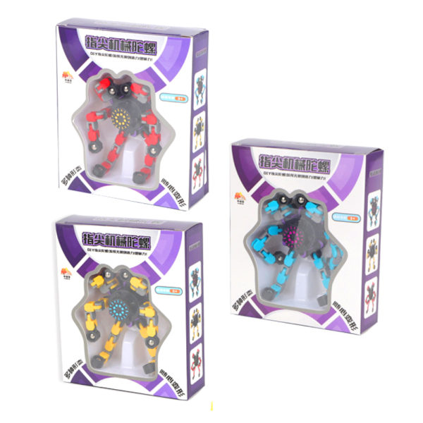 DIY Mekanisk Fingertop Spinner Toy Creative Gyro Toy For Kids - on stock bule
