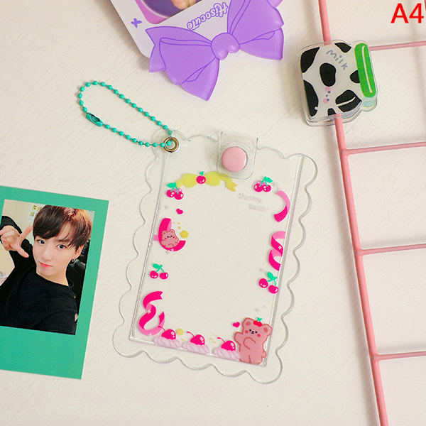 INS e Akryl Transparent korthållare 3 tum Kpop Photocard Pho - on stock A4