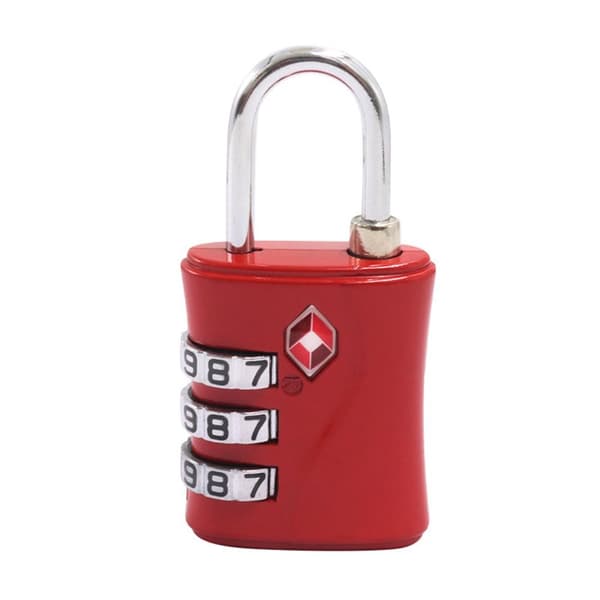 TSA Customs Code Lock Bagage Lösenordslås BLÅT - stock Blue
