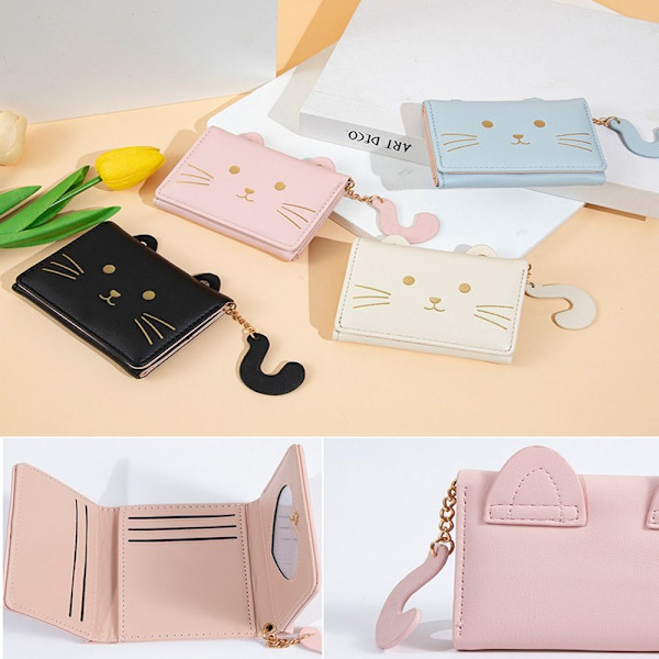 Wome Lady Wallet Zipper Wallet PINK - varastossa Pink