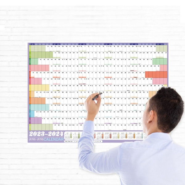 Mid-Year Calendar Mid-Year Wall Calendar Wall Planner - on stock