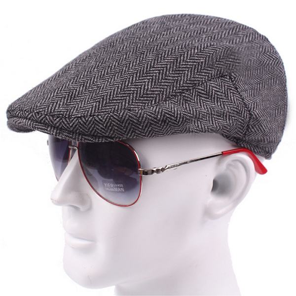 Unisex Newsboy Cap Miesten Golf Driving Flat Drivers Hat - spot-myynti Coffee