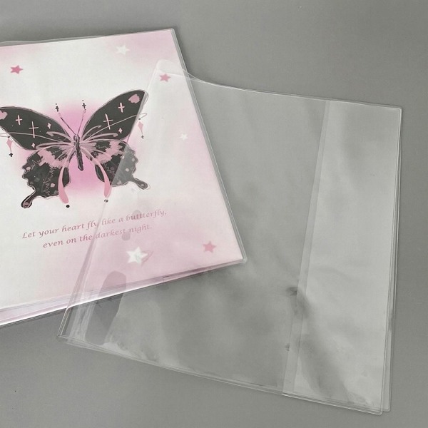 Butterfly A4/A5 Binder Valokuvakorttiteline A5BLACK BUTTERFLY BLACK - varastossa A5Black Butterfly