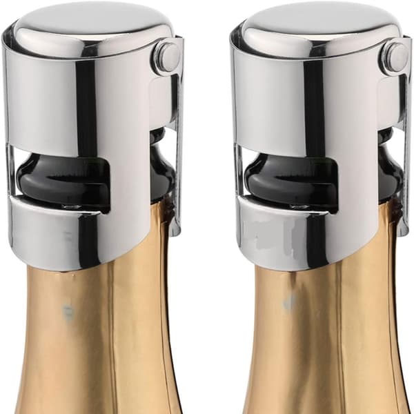 2 st Champagneproppar Rostfritt stål Champagneproppar 1 st - high quality 1 pc