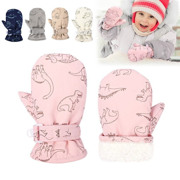 Barnhandskar Skidåkning Snöhandskar GRÅ - on stock grey L