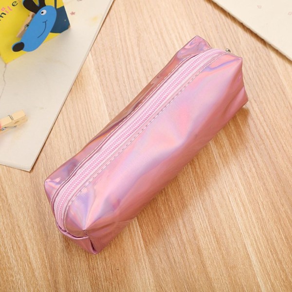 2 kpl Laser Pencil box Penaalikotelot CASE - varastossa Pink