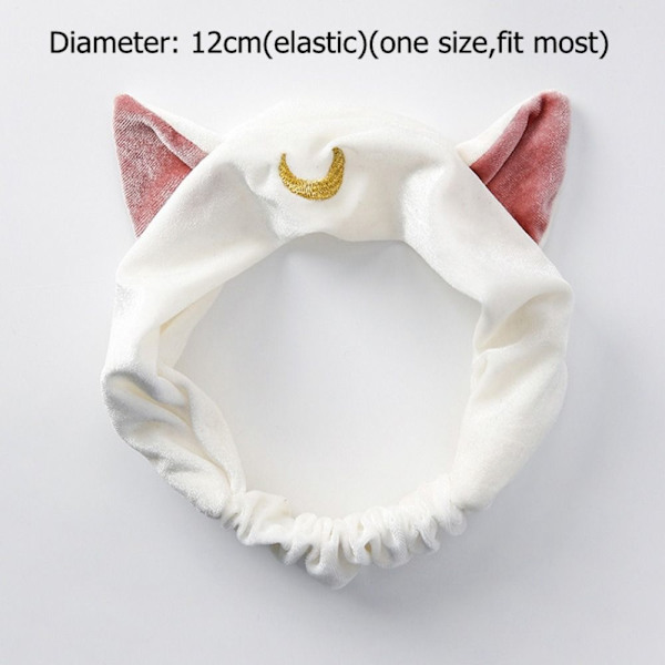 Moon Spa Headband Suihkupääpanta VALKOINEN - spot-ale White