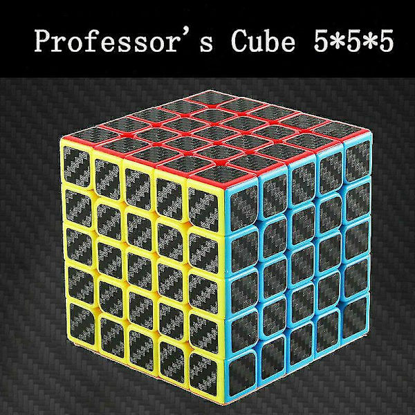Smooth Magic Carbon Fiber Rubikin kuutio 5x5x5 - varastossa color