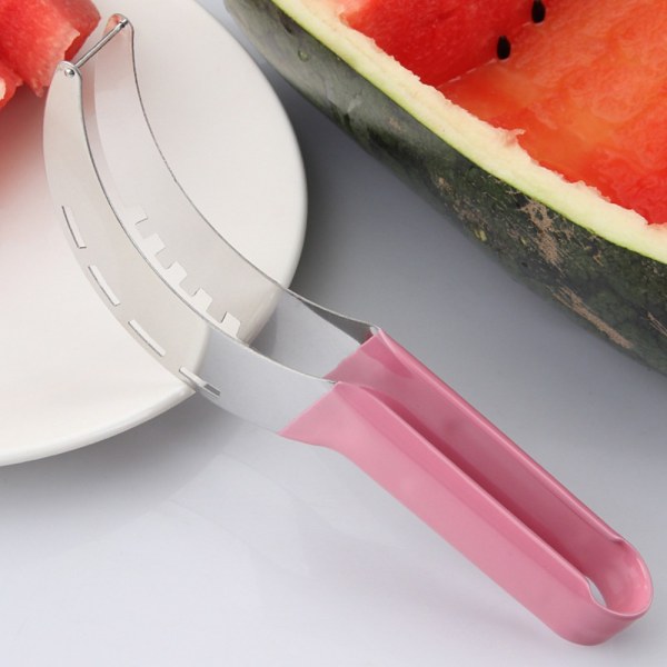 Vattenmelon Slicer Frukt Skärverktyg ROSA - spot sales pink