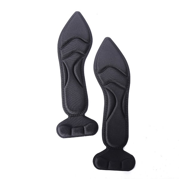 2-i-1 Kvinnor Högklackade skor Innersulor Foot M - spot sales 4(Black Cusp)