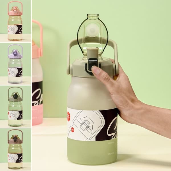 Vattenflaskor Drickskopp ROSA 1600ML - stock