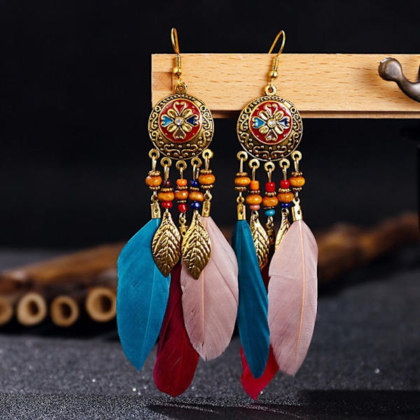 Dangle korvakorut Tassel Beads Korvakorut - varastossa 6