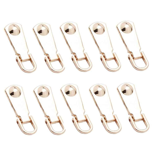 10 st Dragkedja Huvud FÄRG 1 - on stock color 1