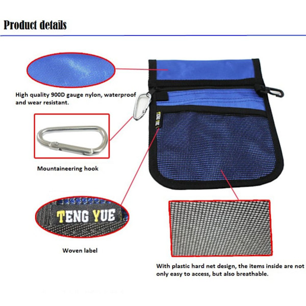 Nurse Bag Extra Pocket SKY BLUE - stock sky blue