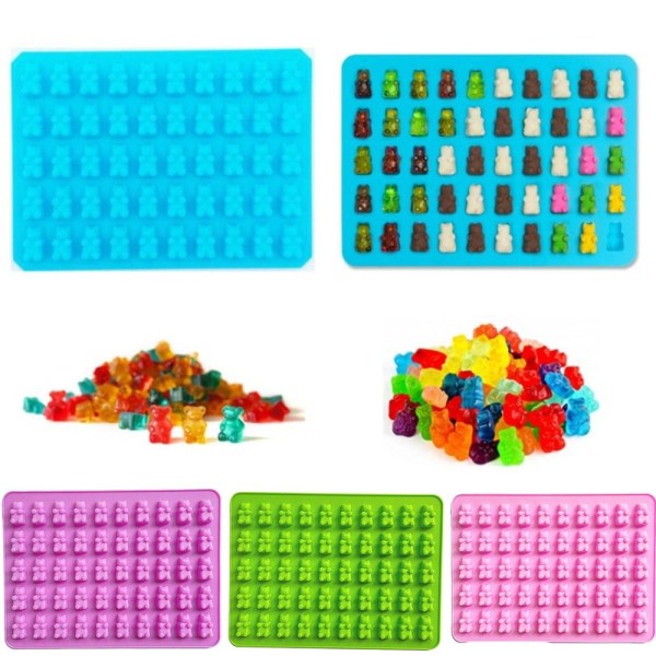 Jelly Bear Mould Björn Formar Form RÖD - spot sales Red