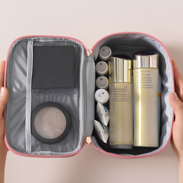 Kvinnor Make Up Bag Case Resor Kosmetisk Organizer - stock White