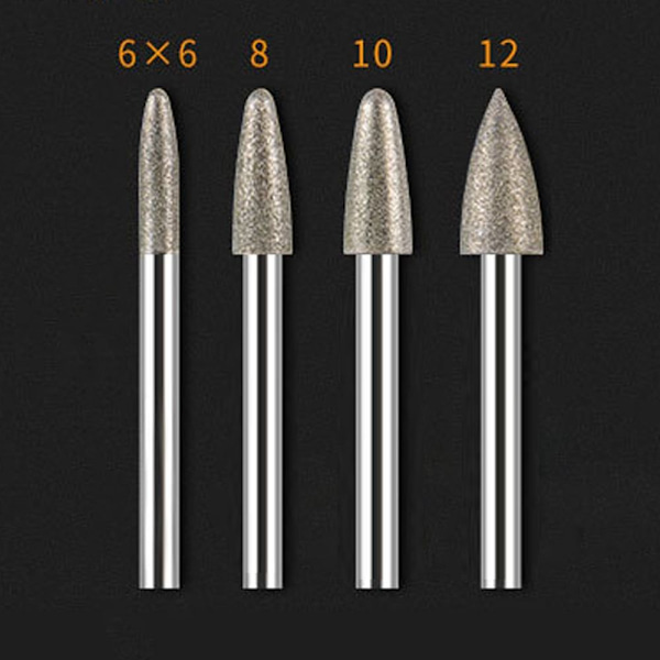 20st diamantsliphuvud diamantbitar 8MM - high quality 8mm