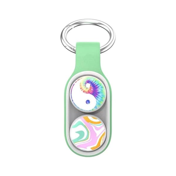 Pop Puck Hand Spinner Elastisk Pop up Magnet Leker SVART - stock Black