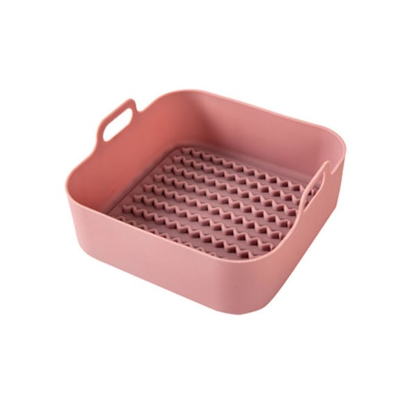 Air Fryer Silikongryta AirFryer Tillbehör - high quality pink Square