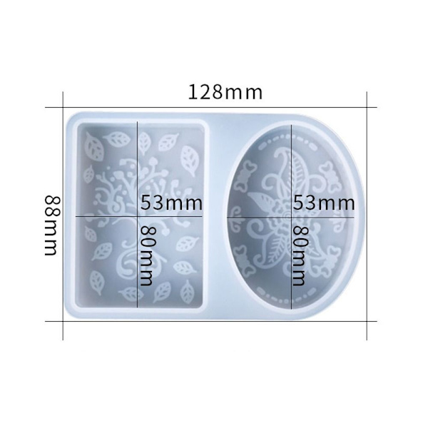 Silikon molds 3D konst tvålform Form - spot sales