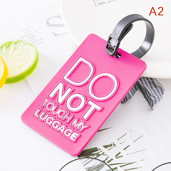 1 kpl PVC Soft Luggage Tag Personal boarding Tag Airplane L - varastossa A2