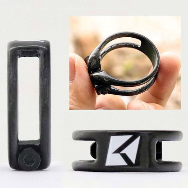Polkupyörän satulatolppakiinnike Satulatolppakaulus 31.8MM MUSTA MUSTA - varastossa 31.8mmBlack
