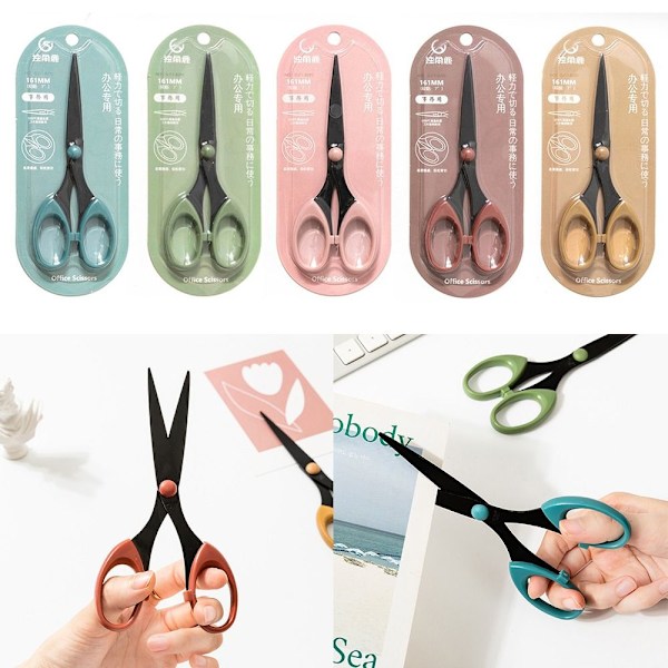 Rostfritt stål Blade Art Scissor RÖD - stock Red