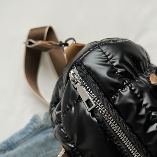 Hobos Shopper Bag Puffy Handbag SVART - stock black