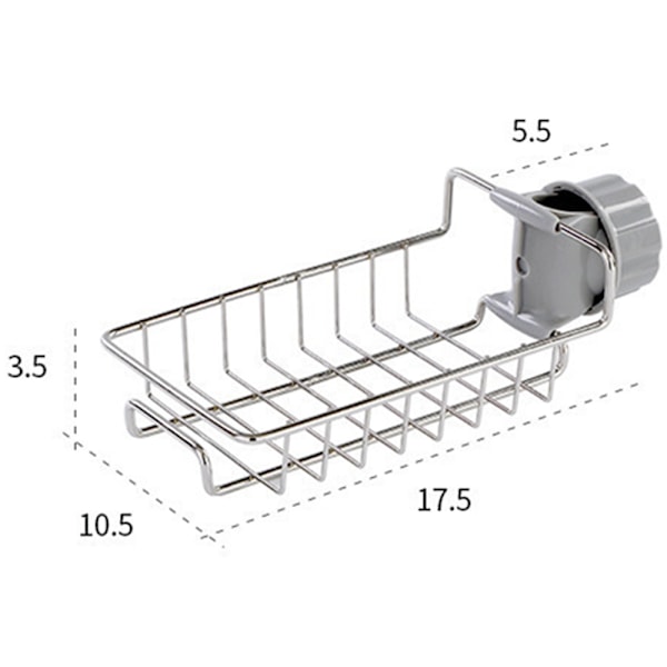 Badrumsarrangör Organizer Kranställ Duschbricka - on stock