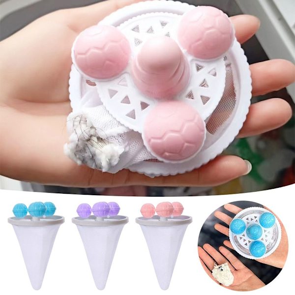 2kpl Pesupallo Vaatteet Siivouspallo Pink-B - spot-myynti Pink-B